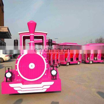 Amusement Park Ride Kids Electric Mini Tourist Train Ride Trackless Train for Sale photo-4