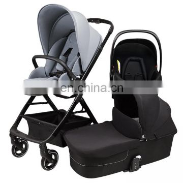 Luxury high view babies strollers light wight folding children