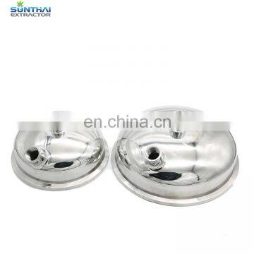 1.5" to 12" Hemispherical Lid Triclamp Collection Lid With FNPT/MNPT Ports photo-3