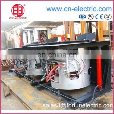 Smelting Steel Iron Scrap Coreless Medium Frequency Induction Melting Furnace photo-3