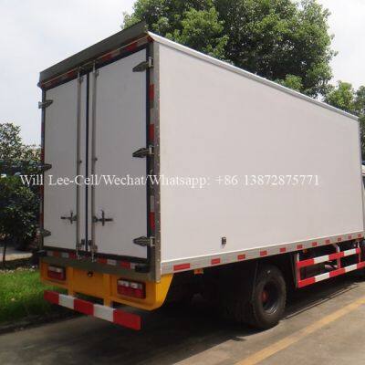 5-6 Tons Small Food Freezer Box Mini Milk Reefer Fridge Van Fish Meat Transport Refrigerator Trucks With Rear Hydraulic Tail photo-4