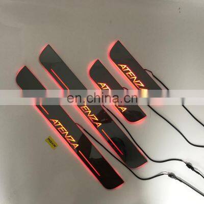 wholesale 4 PCS LED Door sill Auto spare parts car Door Plate led Moving Door Scuff Wired threshold overlays light plate