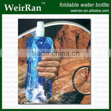 (4691) plastic foldable water cute drink bottle, food grade sprayer