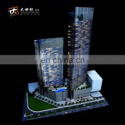 Arrchitectual lighting model handcraft scale building model