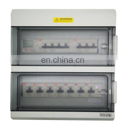 16a 20a 63a 3 pole 4 pole wifi controlled circuit breaker with smart meter electricity plastic distribution box