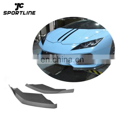 D Style Carbon Fiber LP610 Front Splitter for Lamborghini Huracan LP600 LP610 Coupe 2-Door 14-17