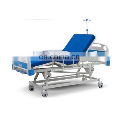 Hot selling manual three-crank hospital bed for hospital use