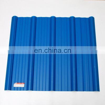 High heat resistance PVC roof tile trapezoidal UPVC roof sheet for farm house