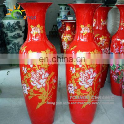 Factory directly indoor and outdoor decorative ceramic large floor vases