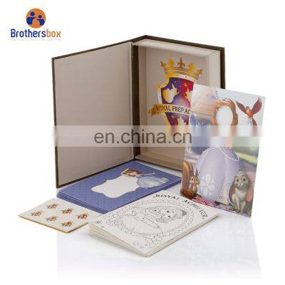 custom luxury logo customized children toys storage box magnetic packaging boxes cardboard baby gift box