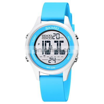 Luxury Brand Skmei 1758 Digital Watch Ladies Women Sport Wrist Watches Silica Gel Female Clock