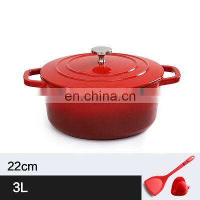 Enamel Cast Iron Dutch Oven Casserole Sauce Pan photo-4