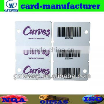 plastic hang earring card with anti-fake function