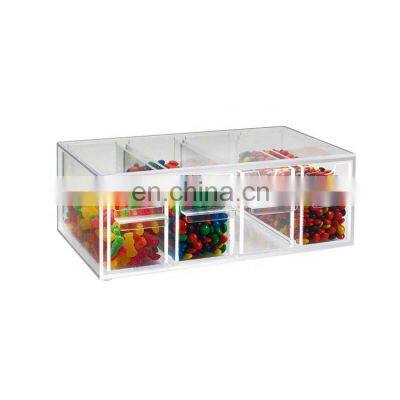 New Fashion Low Price Customization Transparent Acrylic Topping Candy Dispenser China