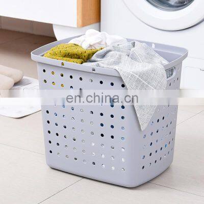 2020 new pop up laundry hamper basket set on wheels bathroom 3-tier storage basket trolley