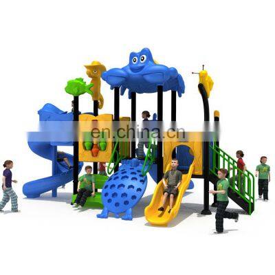 Cheap used plastic curved slide playground slides OL-HY007