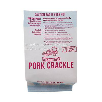 White Kraft Greaseproof Paper Pork Crackle Bag