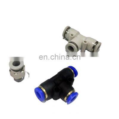 Hot sale attractive price union Tee type pneumatic air quick connect tube fitting