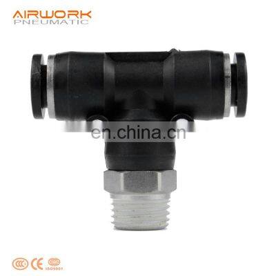 PB Pneumatic G-thread One-touch Air Tube Fitting Plastic t Connector 4 mm 6 mm photo-3