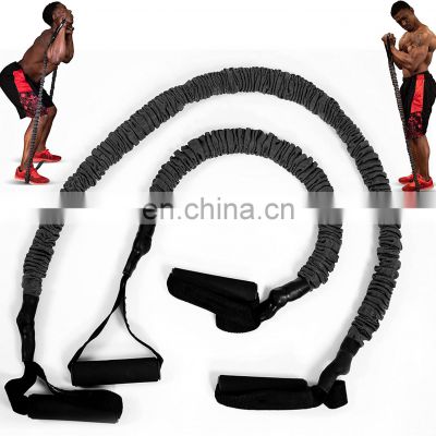 Resistance Bands, Resistance Tubes with Heavy Duty Protective Nylon Sleeves Anti-Snap for Fitness