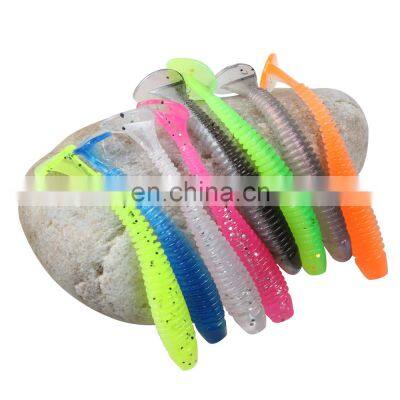 JOHNCOO Soft Plastic Fishing Lure 75mm 2g Ocean Soft Lure Artificial Baits Soft Fishing Lures