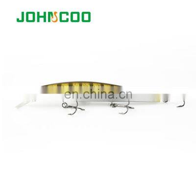 JOHNCOO Minnow Fishing Lure 130mm 20g Hard Bait Long Casting Wobbler Lure Professional Bass Pike Bait Suspend Lure