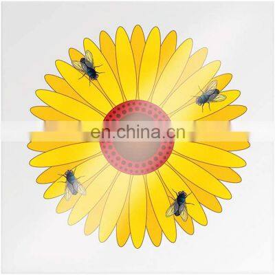 Sunflower Window Sticker Fly Gnats Glue Trap Strip Fly Glue Catcher photo-3