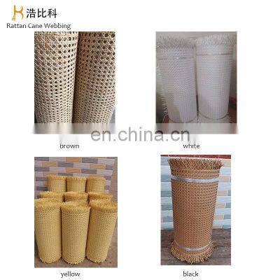 High Quality Synthetic Bleached Natural Rattan Webbing Cane Roll Cannage en Rouleau photo-5