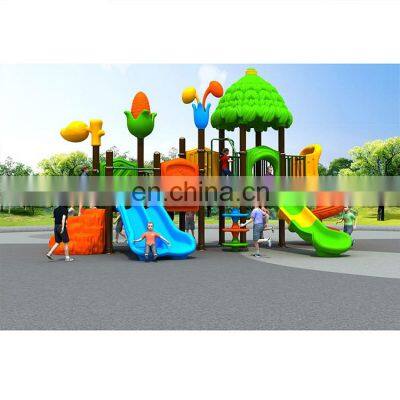 Commercial children plastic outdoor playground equipment slides playground(old)