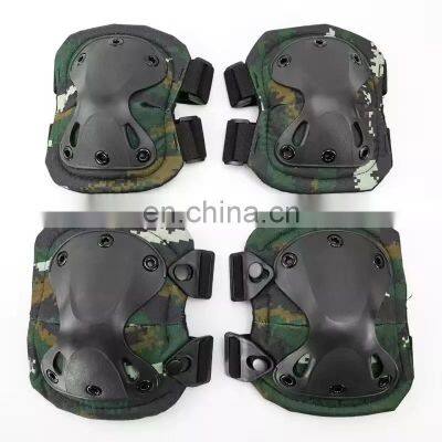 Tactical Four Pieces Knee Pads Elbow Pads Set Men's Outdoor Motorcycle Camo Protecting Sports Tactical Knee Pads photo-5