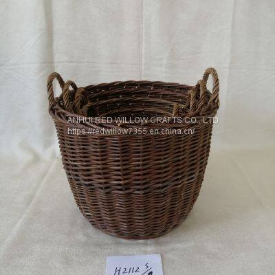 Hot Sale Wicker Laundry Woven Storage Basket/Plant Storage Basket