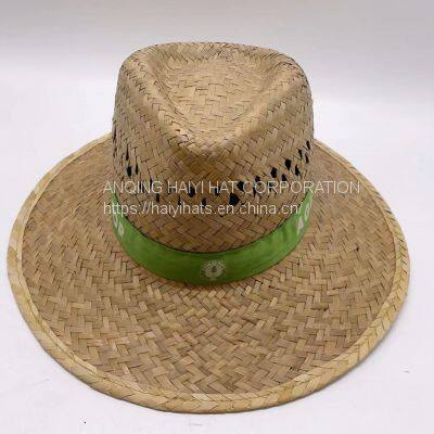 Summer Vintage Lafite Handwoven Jazz Straw Hat British Versatile Top Hat photo-5