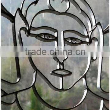 GYD-15WG043 latest style special decorative iron window guard GOOD PRICE