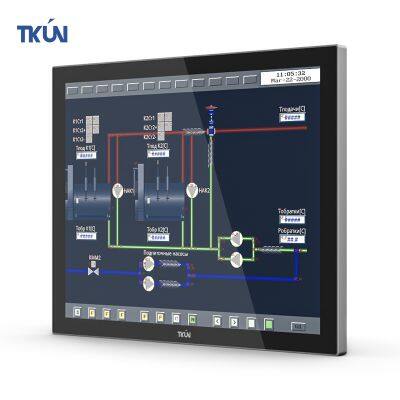 TKUN17inch Industrial control tablet touch screen all-in-one Industrial control all-in-one with LAN SIMCard slot  wifi