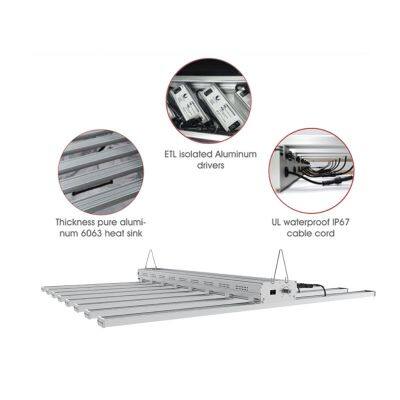 Indoor Growing Newest IP65 Led Grow Light 600w 800w 1000w 0-10v Daisy-chain for Indoor Grow Room Greenhouse Medical Plants Veg Flower Harvest photo-3