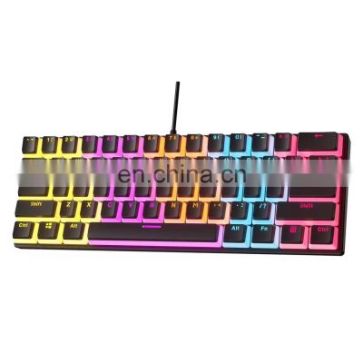 Computer hardware and software LED keyboard mechanical gaming keyboard