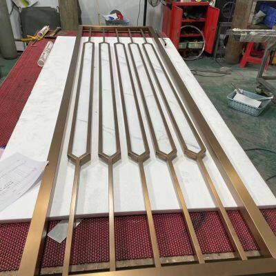 Brass Square Tube Solderless Art Decorative Screen photo-4