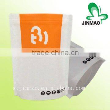 Matt finish stand up plastic zipper bags