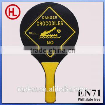 Hot sale custom lcheap promotional Wooden Beach Tennis Racket/Beach paddle