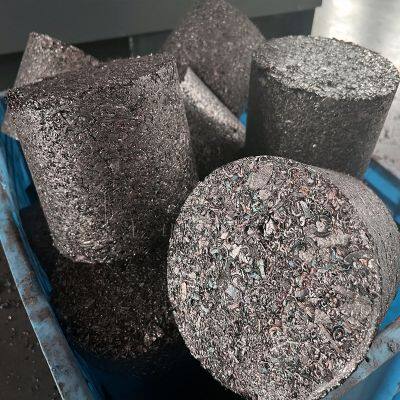 Scrap Lead Metal Chip Recycling Press Hydraulic Vertical Briquetting Block Making Machine