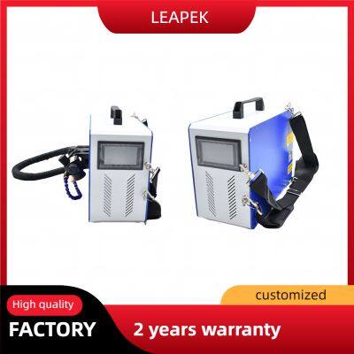 Portable Pulse Fiber Laser Cleaning Machine Paint Coating Cleaning for Auto Parts Metal Rust Wood Oil Paint Concrete Removal