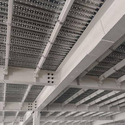 Prefabricated Steel Structure Mezzanine Platform for Warehouse Storage photo-3