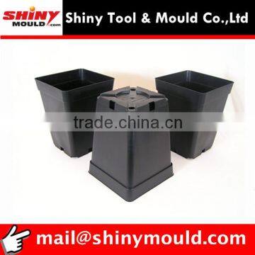 Hot runner plastic flower plant pots mould/mold