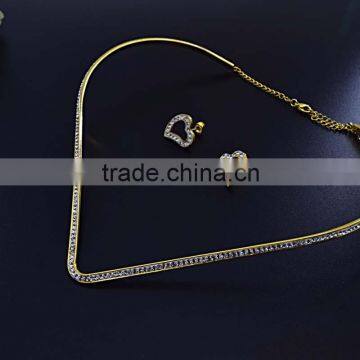 Fashion Jewelry Diamond Heart Shape African Beads Jewelry Set Supplier's Choice photo-6