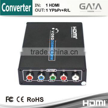 Gaia HDMI to YPbPr+R/L converter ypbpr to hdmi upscaling 1080P