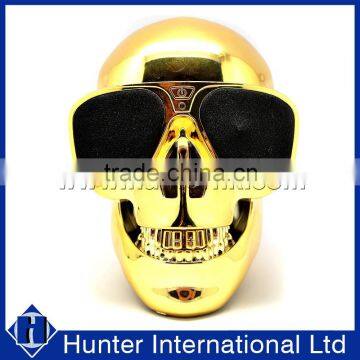 Super Bass Skull Head Shape Bluetooth Speaker