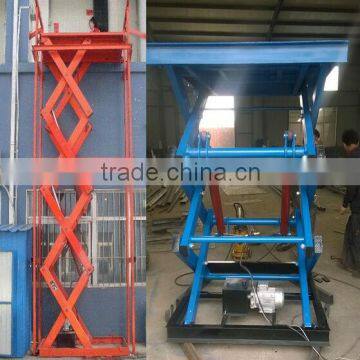 hydraulic scissor platform/lifting equipment/freight elevator