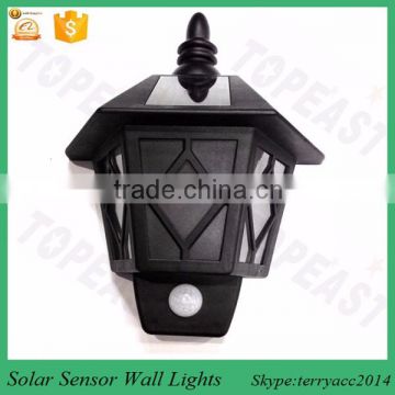 Solar LED Light Outdoor/ Waterproof Solar Power Infrared Motion Sensor Light Wall light