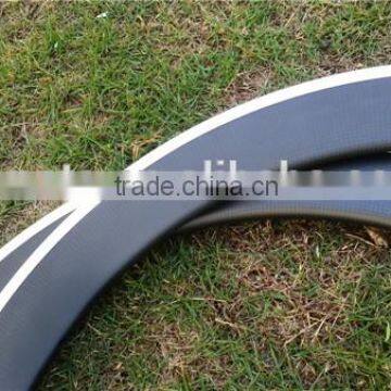 Duarable Road Bike Clincher Rim 38mm Depth Aluminum Braking Bike Rim 38mm Depth