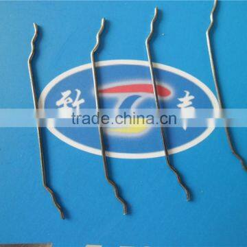 End hook steel fiber for high performance concrete